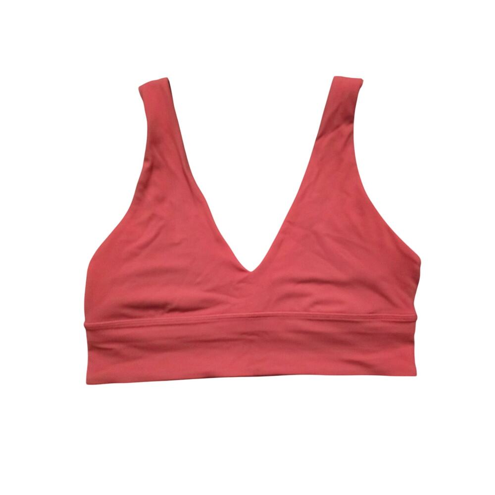 Lululemon Align V-Neck Bra Light Support A/B Cup Glaze Pink Size 10